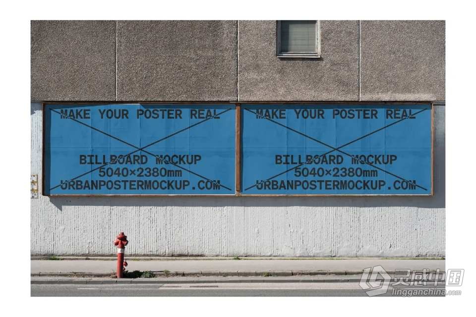 PS样机-20款城市街头户外广告牌品牌商业宣传展示海报样机 Billboard Mockup VOL.3  灵感中国网 www.lingganchina.com