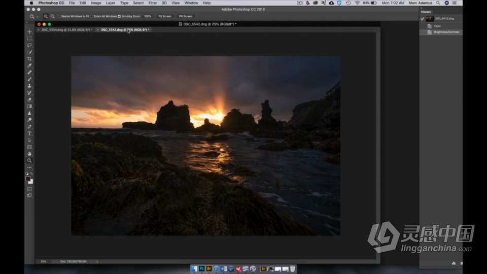 摄影师 Marc Adamus 克隆绘画和历史技术选择风光教程 中英字幕  灵感中国网 www.lingganchina.com