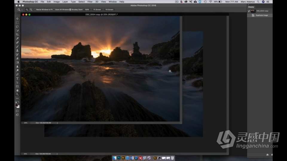 摄影师 Marc Adamus 克隆绘画和历史技术选择风光教程 中英字幕  灵感中国网 www.lingganchina.com