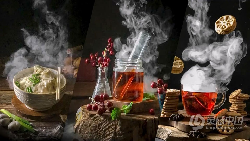 美食摄影-如何用手机拍摄令人惊叹的烟雾食品照片 中英字幕  灵感中国网 www.lingganchina.com