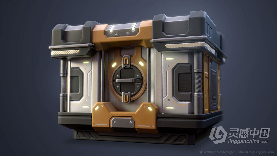 Zbrush科幻游戏道具建模与纹理制作全流程视频课程 中文字幕  灵感中国网 www.lingganchina.com