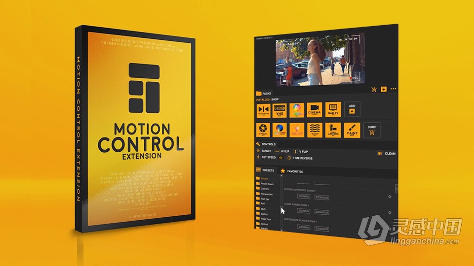 【AE脚本】Motion Control v1.27 AE脚本与相关扩展资源素材预设包下载  灵感中国网 www.lingganchina.com
