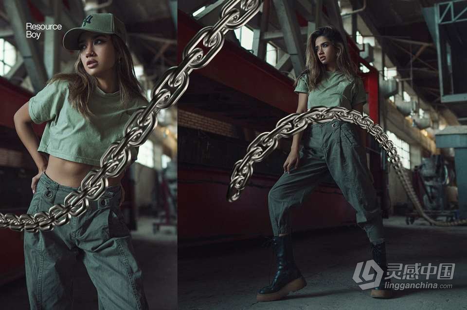 70个Y2K酸性艺术锁链粗犷链条铁链PNG设计素材 70 Chain Textures  灵感中国网 www.lingganchina.com