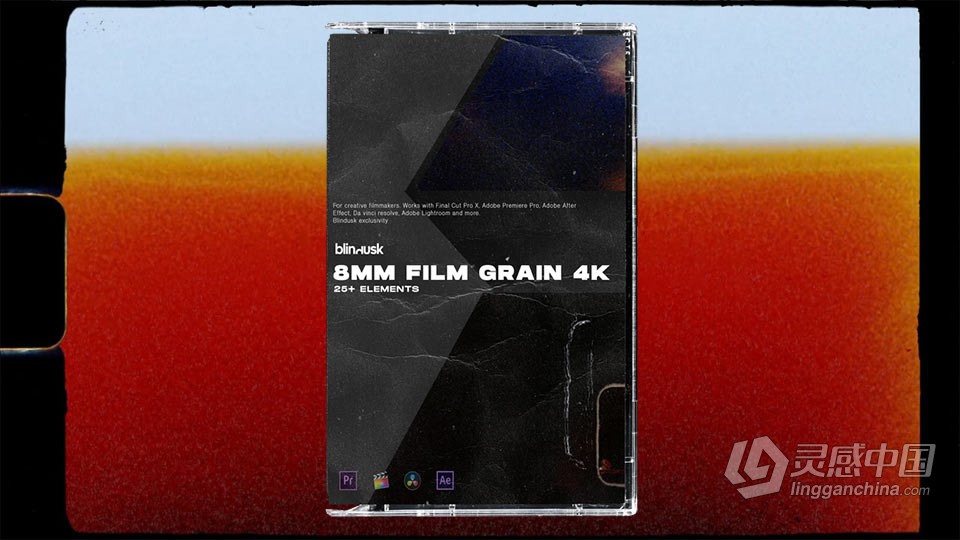 20组8毫米电影胶片颗粒噪点视频素材下载 8mm Film Grain  灵感中国网 www.lingganchina.com