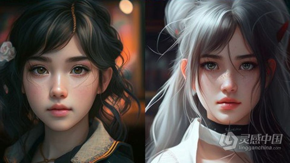 Midjourney人工智能艺术创作从入门到精通视频教程  灵感中国网 www.lingganchina.com