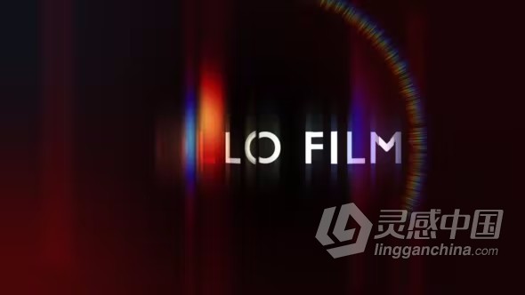 AE模板-RGB Cinema Logo Ident电影制作公司标志游戏开场AE模板下载  灵感中国网 www.lingganchina.com