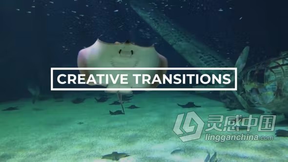 AE模板-Creative Transitions 创意图形叠加过渡视频转场动画AE模板下载  灵感中国网 www.lingganchina.com