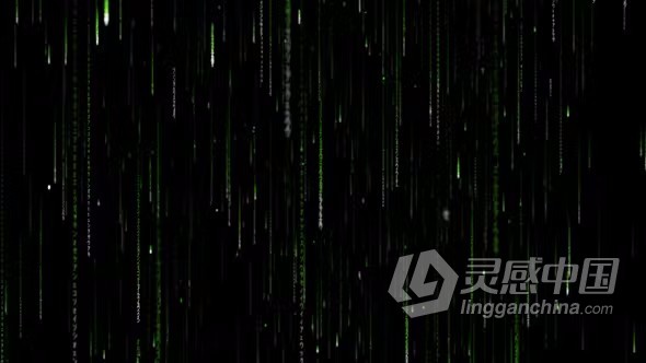 AE模板-Matrix Background V2 矩阵技术背景元素AE模板下载  灵感中国网 www.lingganchina.com