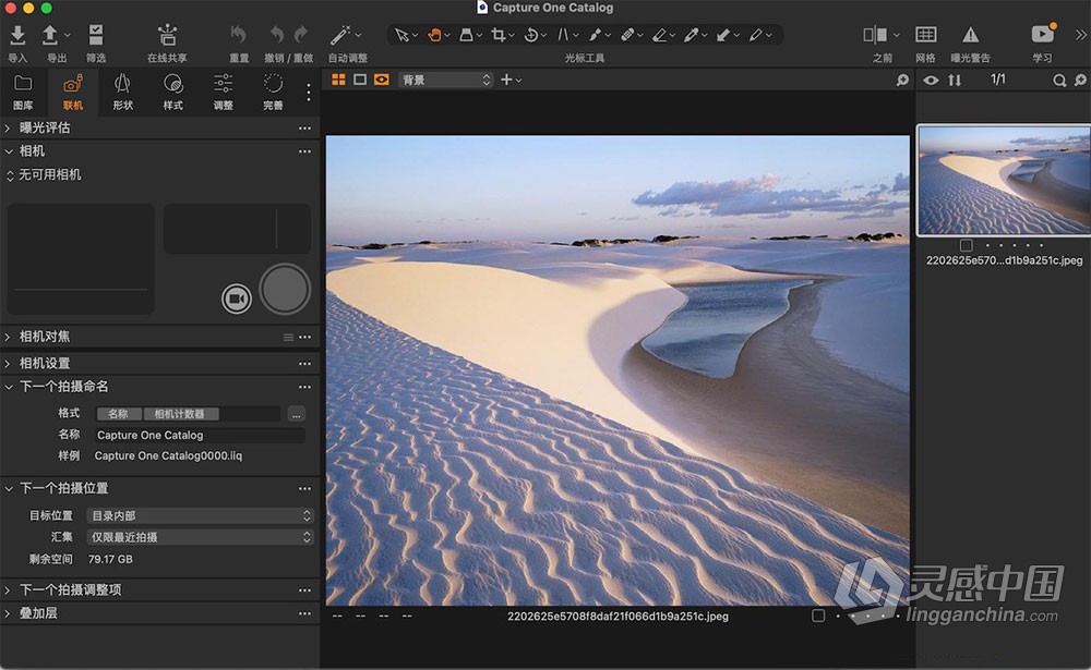 飞思软件RAW图像编辑软件 Capture One 23 Pro/Enterprise 16.2.1.1384 中文版 Mac版本下载  灵感中国网 www.lingganchina.com