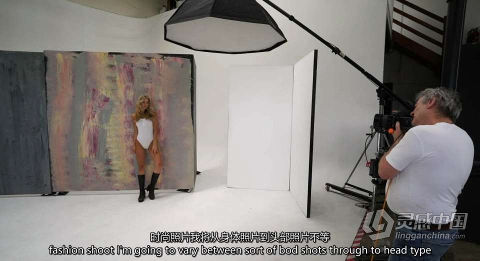 Peter Coulson-一种设置拍摄多种风格写真人像教程 中英字幕  灵感中国网 www.lingganchina.com