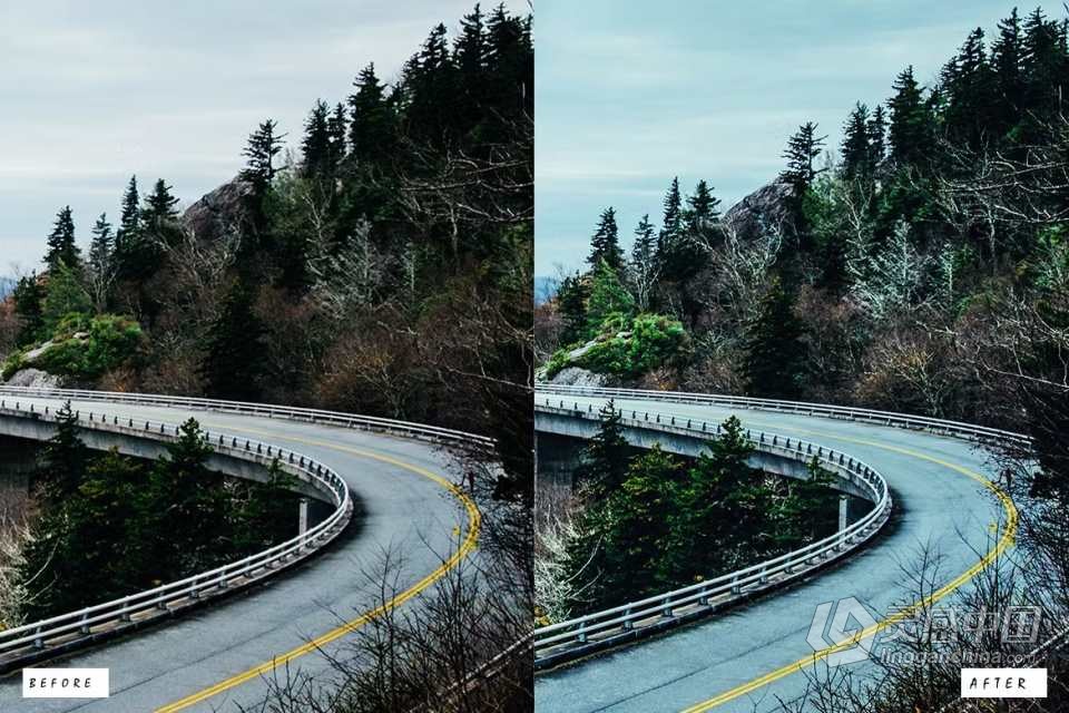 26个自然风光HDR后期调色LR预设 26 Nature HDR Lightroom Presets  灵感中国网 www.lingganchina.com