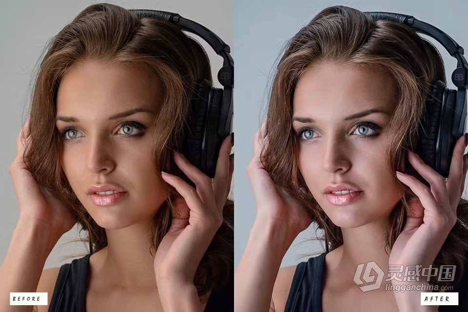 25个人像皮肤修饰Lightroom预设 25 Skin Retouch Lightroom Presets  灵感中国网 www.lingganchina.com