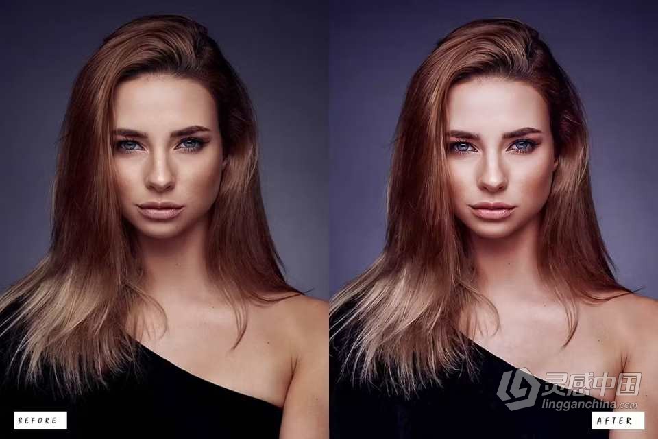 25个人像皮肤修饰Lightroom预设 25 Skin Retouch Lightroom Presets  灵感中国网 www.lingganchina.com