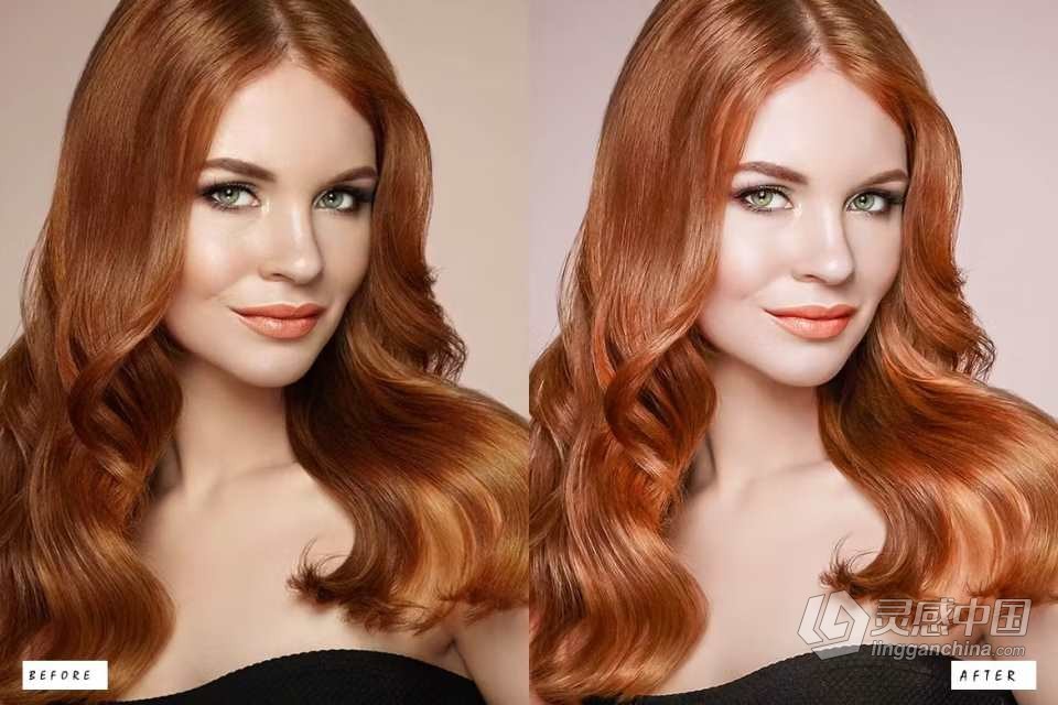 25个人像皮肤修饰Lightroom预设 25 Skin Retouch Lightroom Presets  灵感中国网 www.lingganchina.com