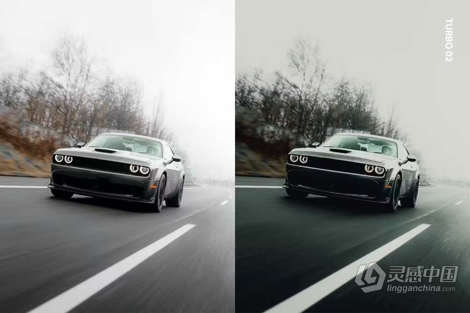 专业汽车摄影调色LR预设LUT预设 Urban Car Lightroom Presets and LUTs  灵感中国网 www.lingganchina.com