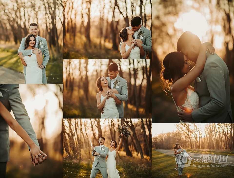 高端婚礼跟拍LR预设合集 Lemon and Lace - Wedding Collection Presets  灵感中国网 www.lingganchina.com