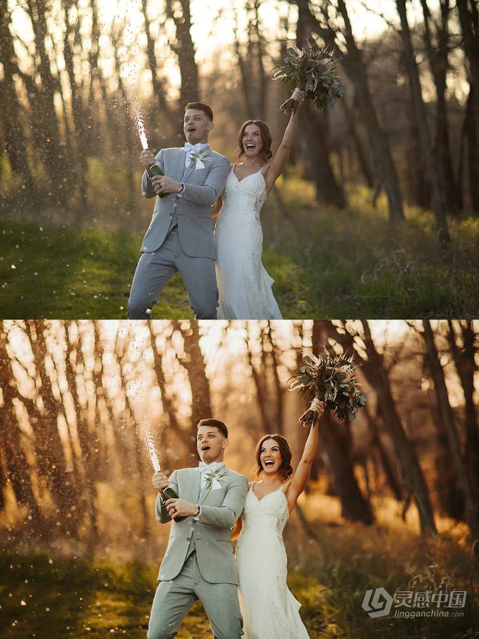 高端婚礼跟拍LR预设合集 Lemon and Lace - Wedding Collection Presets  灵感中国网 www.lingganchina.com