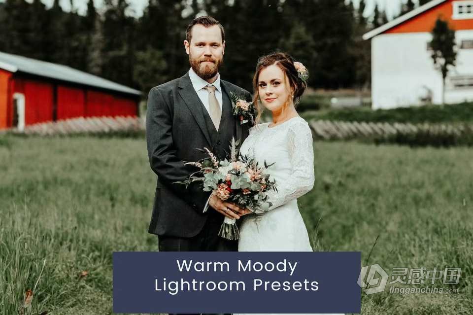 喜怒无常婚礼人像Lightroom预设 Warm Moody Lightroom Presets  灵感中国网 www.lingganchina.com