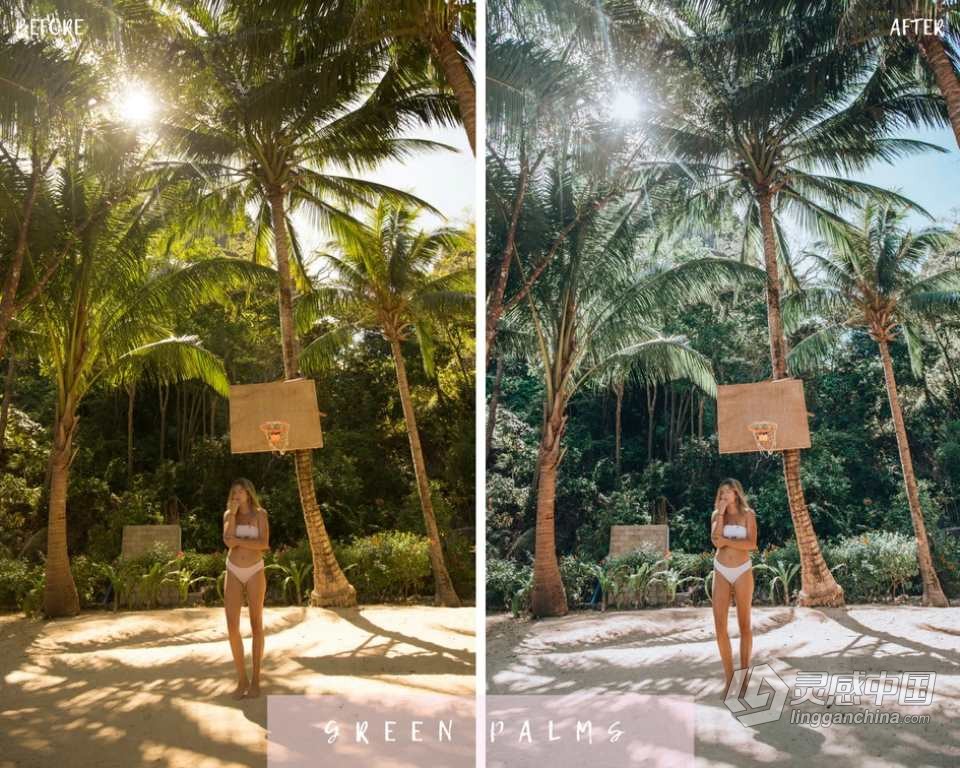 油管大神Haylsa &amp; Kyle旅拍INS风光人像lr预设 Haylsa-Philippines Presets  灵感中国网 www.lingganchina.com