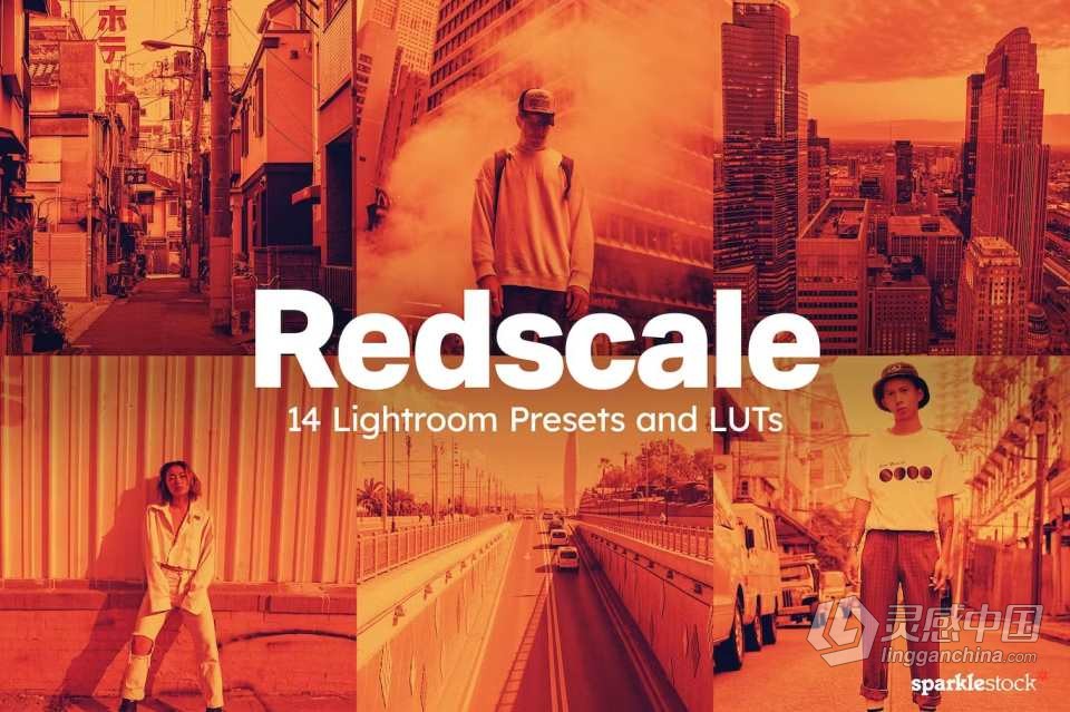 模拟红调胶卷反转片效果Lightroom预设及视频电影调色LUT预设  灵感中国网 www.lingganchina.com