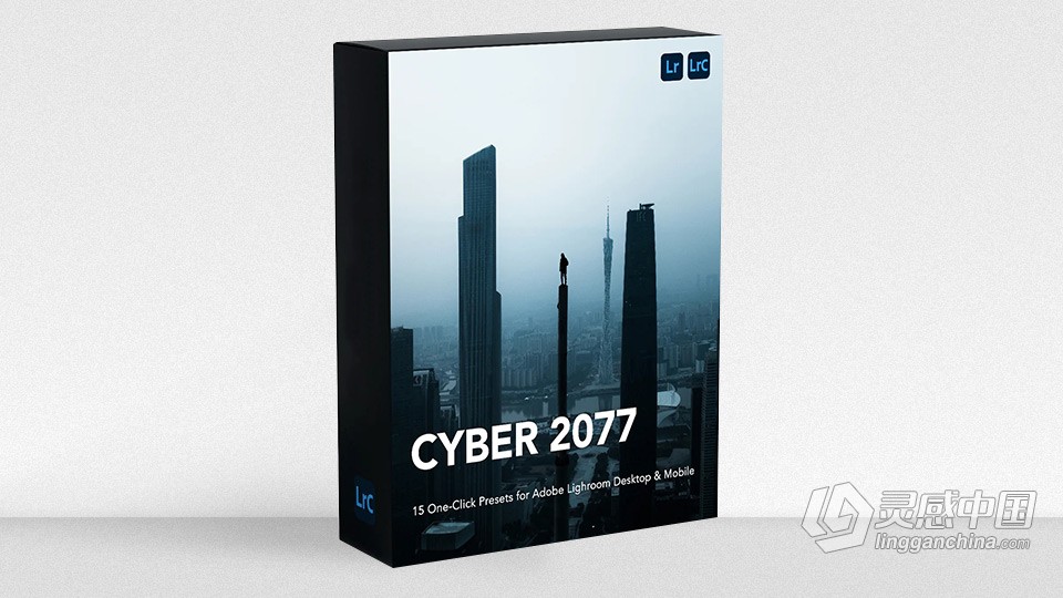 未来城市电影科技感Lightroom预设 Urbexmode -CYBER 2077 PACK  灵感中国网 www.lingganchina.com