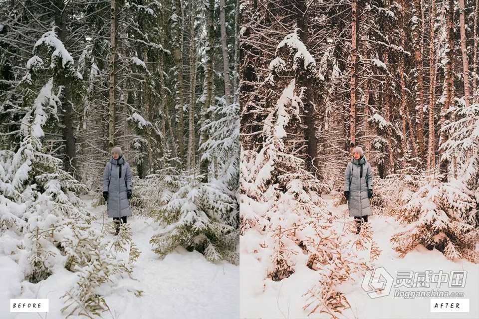 橙色调复古人像Lightroom预设 30 Light &amp; Orange Lightroom Presets  灵感中国网 www.lingganchina.com