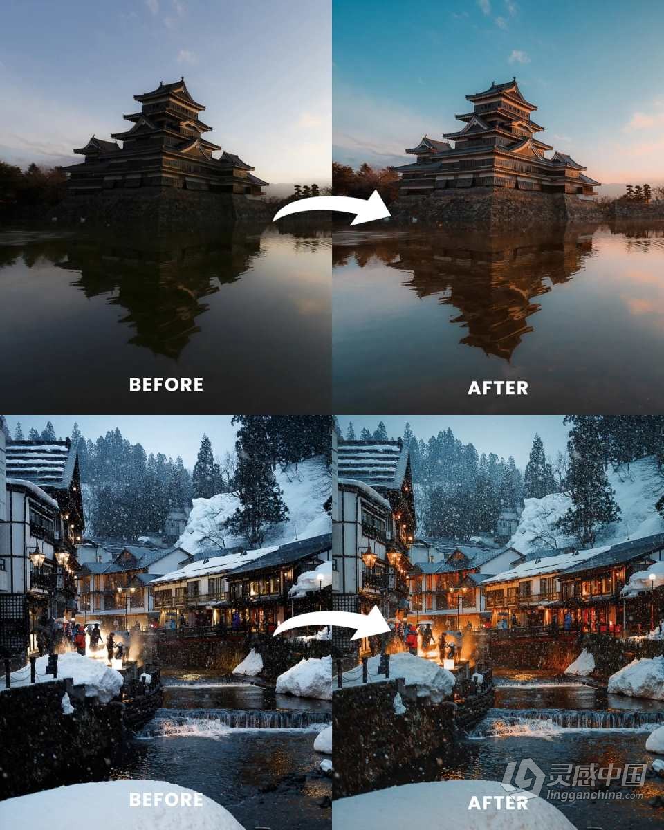 TKNORTH 工作室日系豪华LR预设包-TKNORTH STUDIO - Deluxe Preset Pack  灵感中国网 www.lingganchina.com