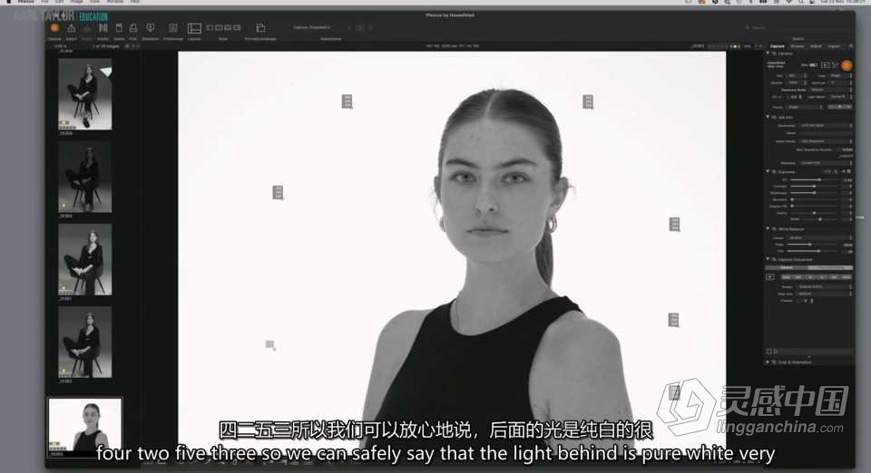 卡尔·泰勒 Karl Taylor 时尚杂志人像两盏灯布光教程 中英字幕  灵感中国网 www.lingganchina.com