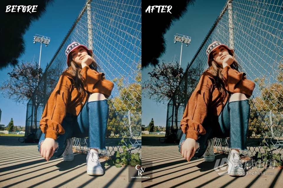 10个街头电影人像Lightroom预设 Street Portrait Lightroom Presets  灵感中国网 www.lingganchina.com