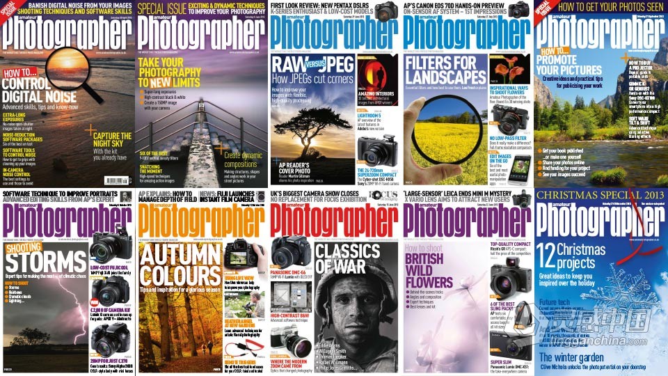 Amateur Photographer 业余摄影师 - 2013年全年摄影杂志1-51期合集  灵感中国网 www.lingganchina.com
