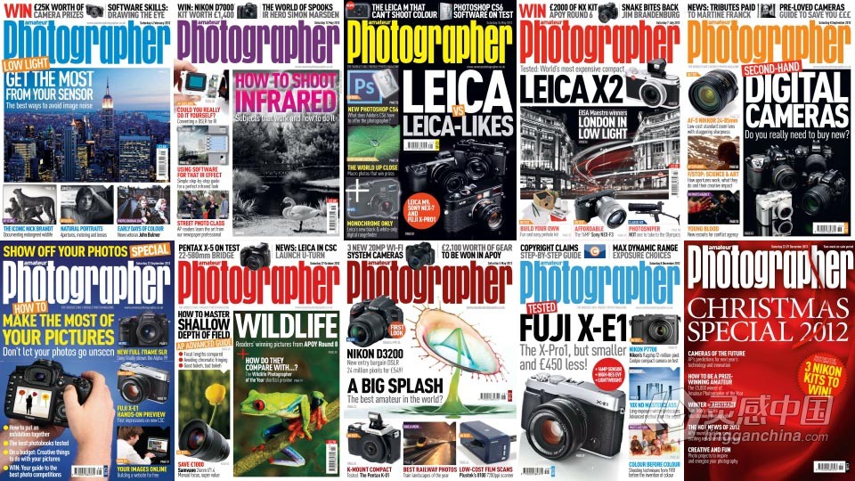 Amateur Photographer 业余摄影师 - 2012年全年摄影杂志1-43期合集  灵感中国网 www.lingganchina.com