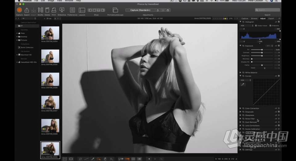 摄影师 Peter Coulson 简单装备获得5种不同照明效果 中英字幕  灵感中国网 www.lingganchina.com