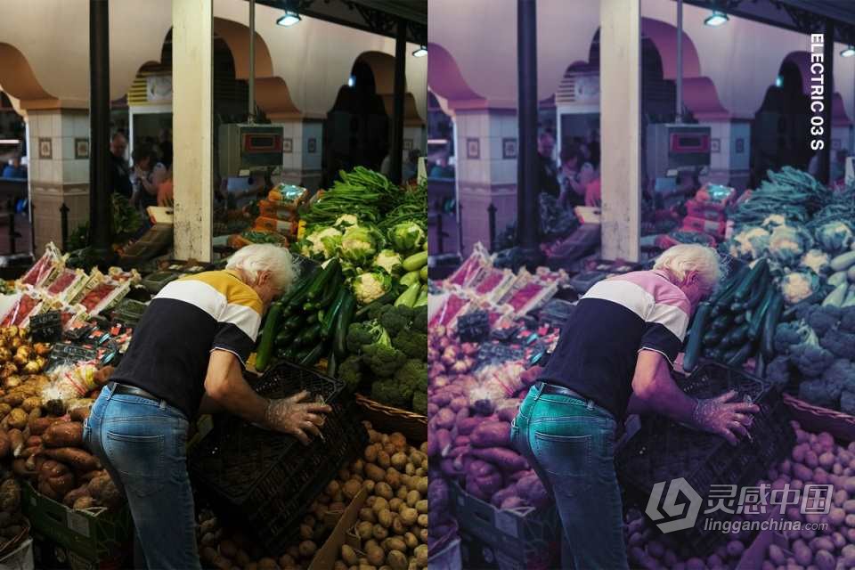 超现实紫色梦幻电影AI人工智能Lightroom预设及电影LUT预设  灵感中国网 www.lingganchina.com