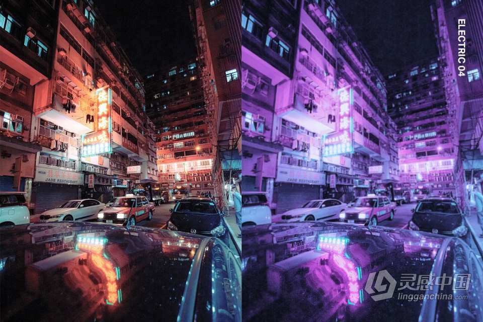 超现实紫色梦幻电影AI人工智能Lightroom预设及电影LUT预设  灵感中国网 www.lingganchina.com