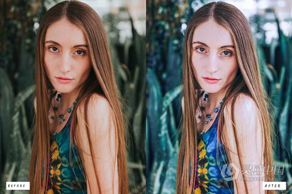 时尚复古电影人像Lightroom预设 Covellite Portrait Lightroom Presets  灵感中国网 www.lingganchina.com