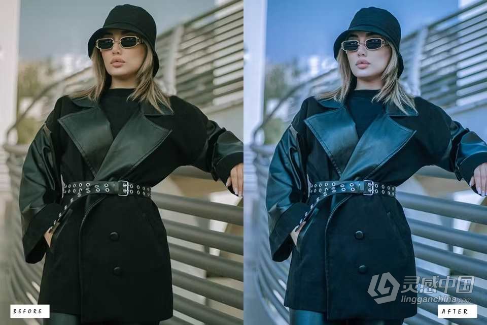 时尚复古电影人像Lightroom预设 Covellite Portrait Lightroom Presets  灵感中国网 www.lingganchina.com
