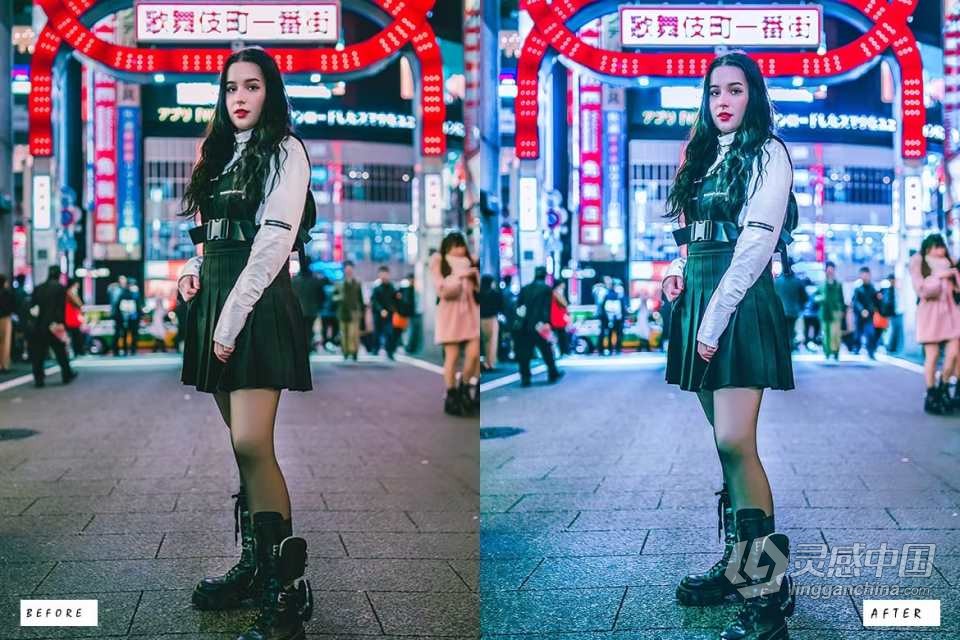 时尚复古电影人像Lightroom预设 Covellite Portrait Lightroom Presets  灵感中国网 www.lingganchina.com