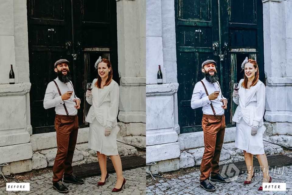 时尚复古电影人像Lightroom预设 Covellite Portrait Lightroom Presets  灵感中国网 www.lingganchina.com