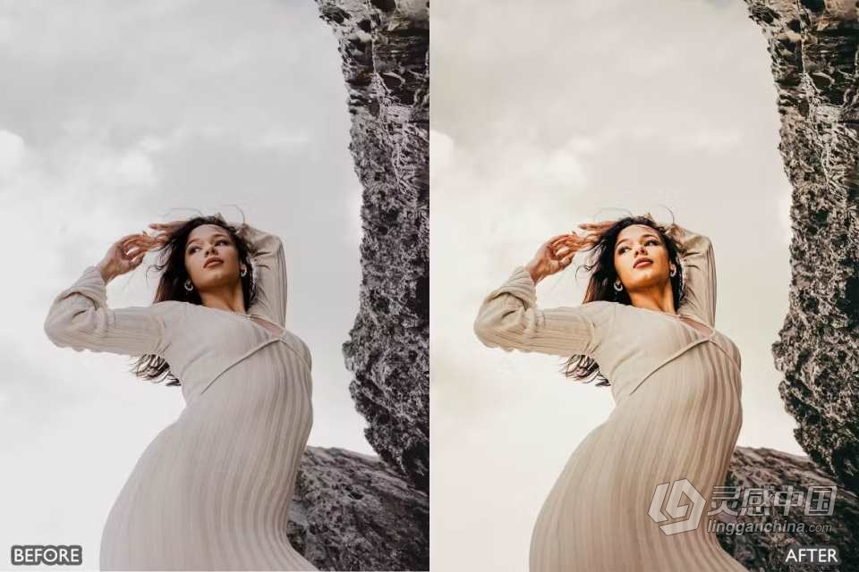 夏日日落胶片人像修饰Lightroom预设 Lightroom Sunset Presets  灵感中国网 www.lingganchina.com