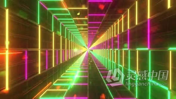 视频素材-垂直3D人工智能大脑和AI技术背景循环视频素材下载  灵感中国网 www.lingganchina.com