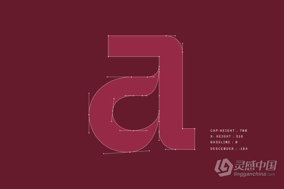 时尚优雅几何美学海报印刷宣传排版创意设计无衬线英文字体 Almarena Monospaced  灵感中国网 www.lingganchina.com