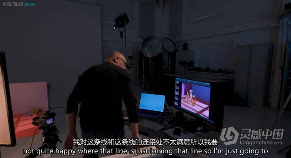 卡尔·泰勒 Karl Taylor 阳光照射下美发产品拍摄教程 中英字幕  灵感中国网 www.lingganchina.com