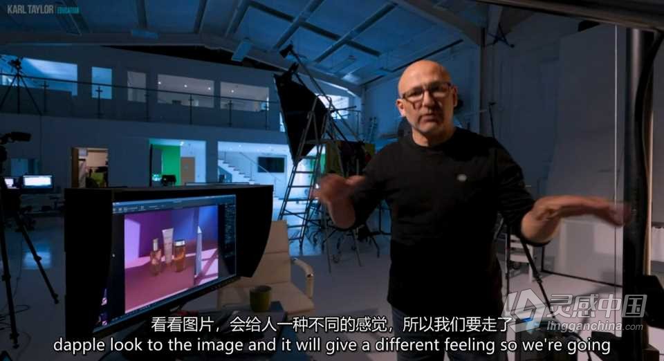 卡尔·泰勒 Karl Taylor 阳光照射下美发产品拍摄教程 中英字幕  灵感中国网 www.lingganchina.com
