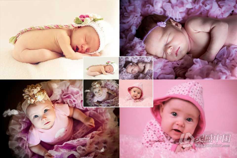 30组新生儿后期Lightroom预设 30 Newborn Lightroom Presets  灵感中国网 www.lingganchina.com