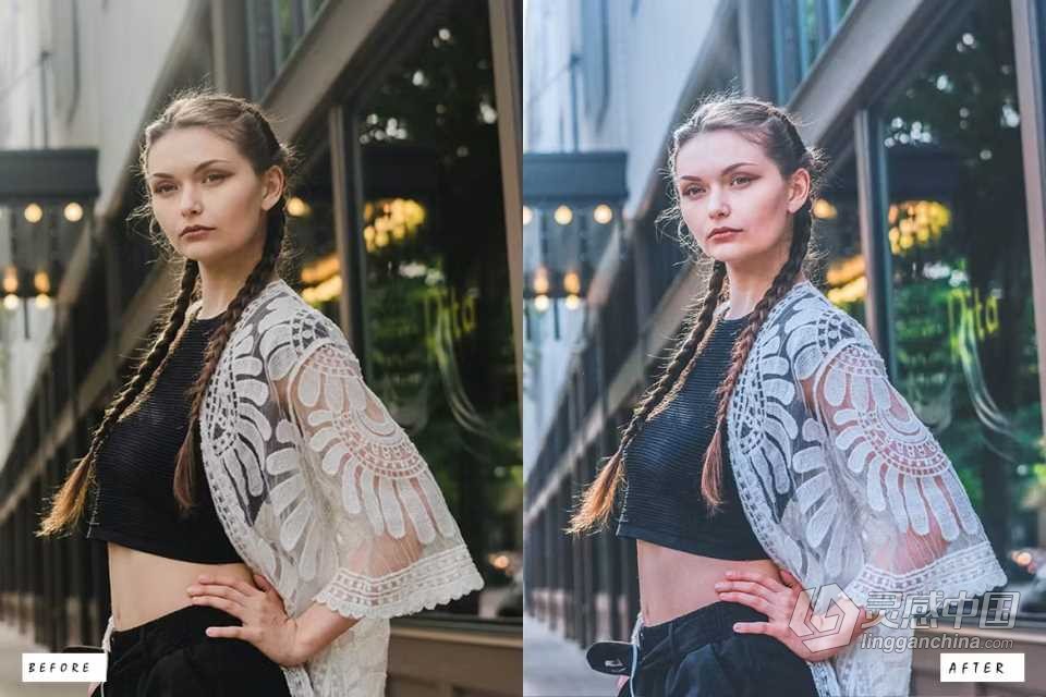 时尚街拍电影人像Lightroom预设15 Juneberry Premium Lightroom Presets  灵感中国网 www.lingganchina.com