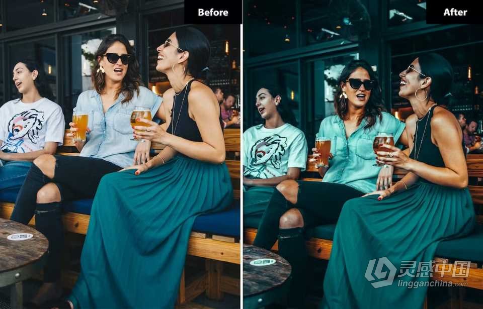 冷色调电影人像Lightroom预设 Chill Look Lightroom Presets  灵感中国网 www.lingganchina.com