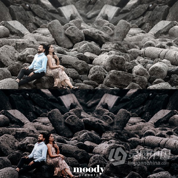 情绪电影婚礼跟拍Lightroom预设 Moody Presets - Moody Rich Presets  灵感中国社区 www.lingganchina.com