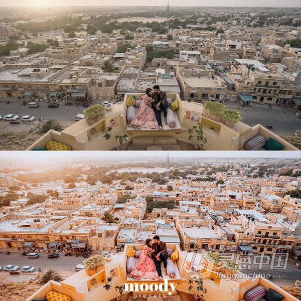 情绪电影婚礼跟拍Lightroom预设 Moody Presets - Moody Rich Presets  灵感中国网 www.lingganchina.com