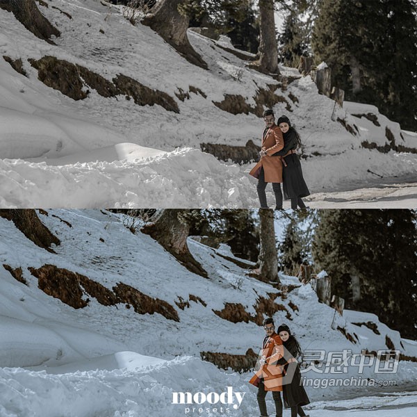 情绪电影婚礼跟拍Lightroom预设 Moody Presets - Moody Rich Presets  灵感中国网 www.lingganchina.com