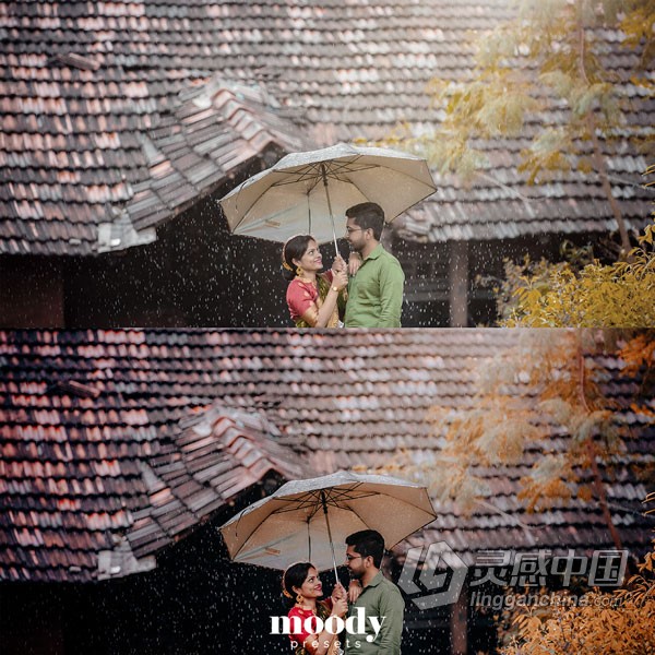 情绪电影婚礼跟拍Lightroom预设 Moody Presets - Moody Rich Presets  灵感中国网 www.lingganchina.com